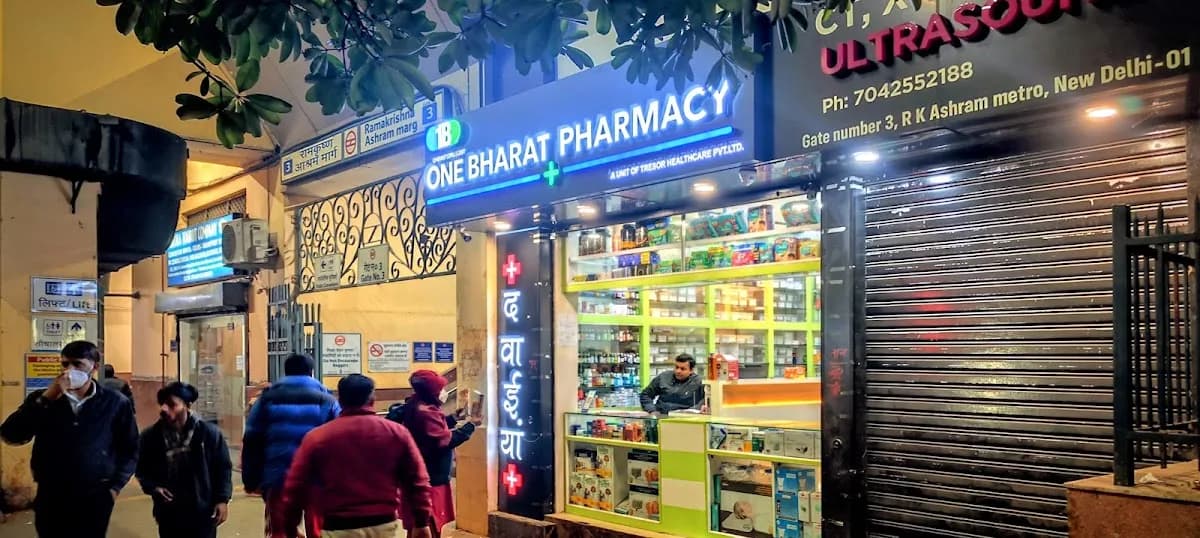 One Bharat Pharmacy - RK Ashram Metro Station image 1