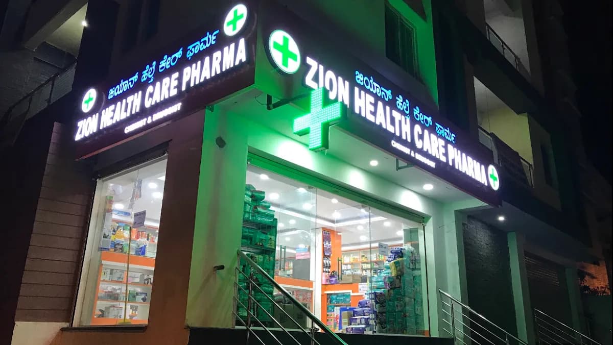 ZION HEALTH CARE PHARMA B.CHANNASANDRA KASTURI NAGAR