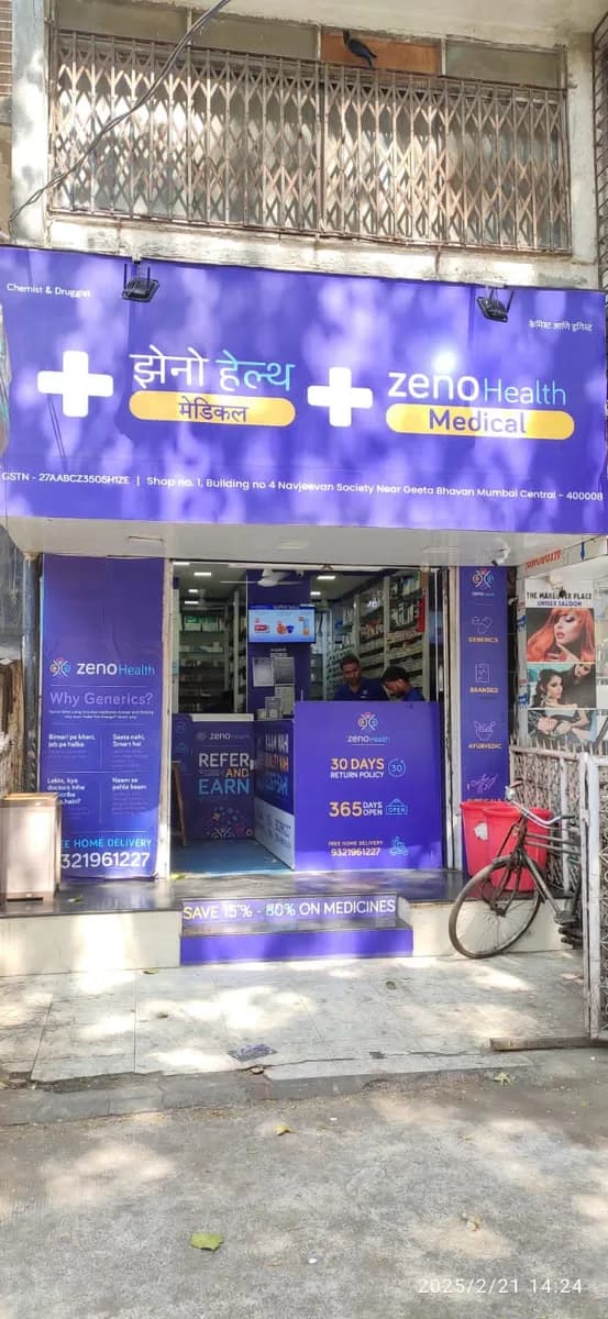 Zeno Health Pharmacy - Navjeevan, Mumbai Central