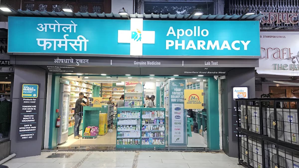 Apollo Pharmacy Waterfield Road Bandra
