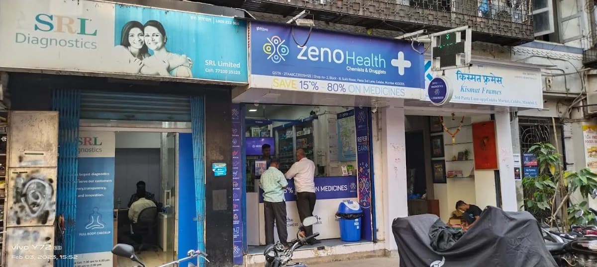 Zeno Health Pharmacy - Pasta 3rd Lane, Colaba.