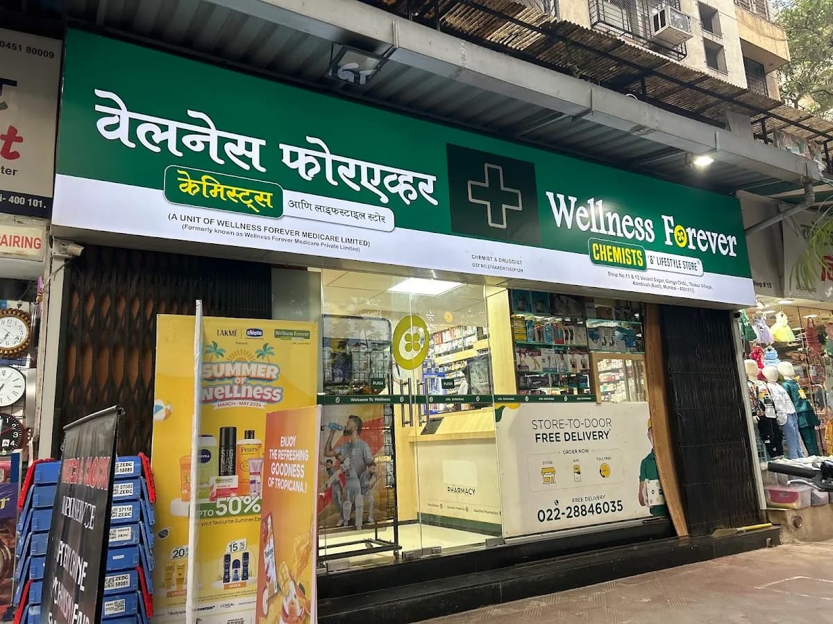 Wellness Forever Pharmacy - Thakur Village, Kandivali E