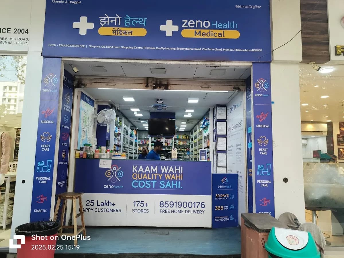Zeno Health Pharmacy - Nehru Road, Vile Parle East.